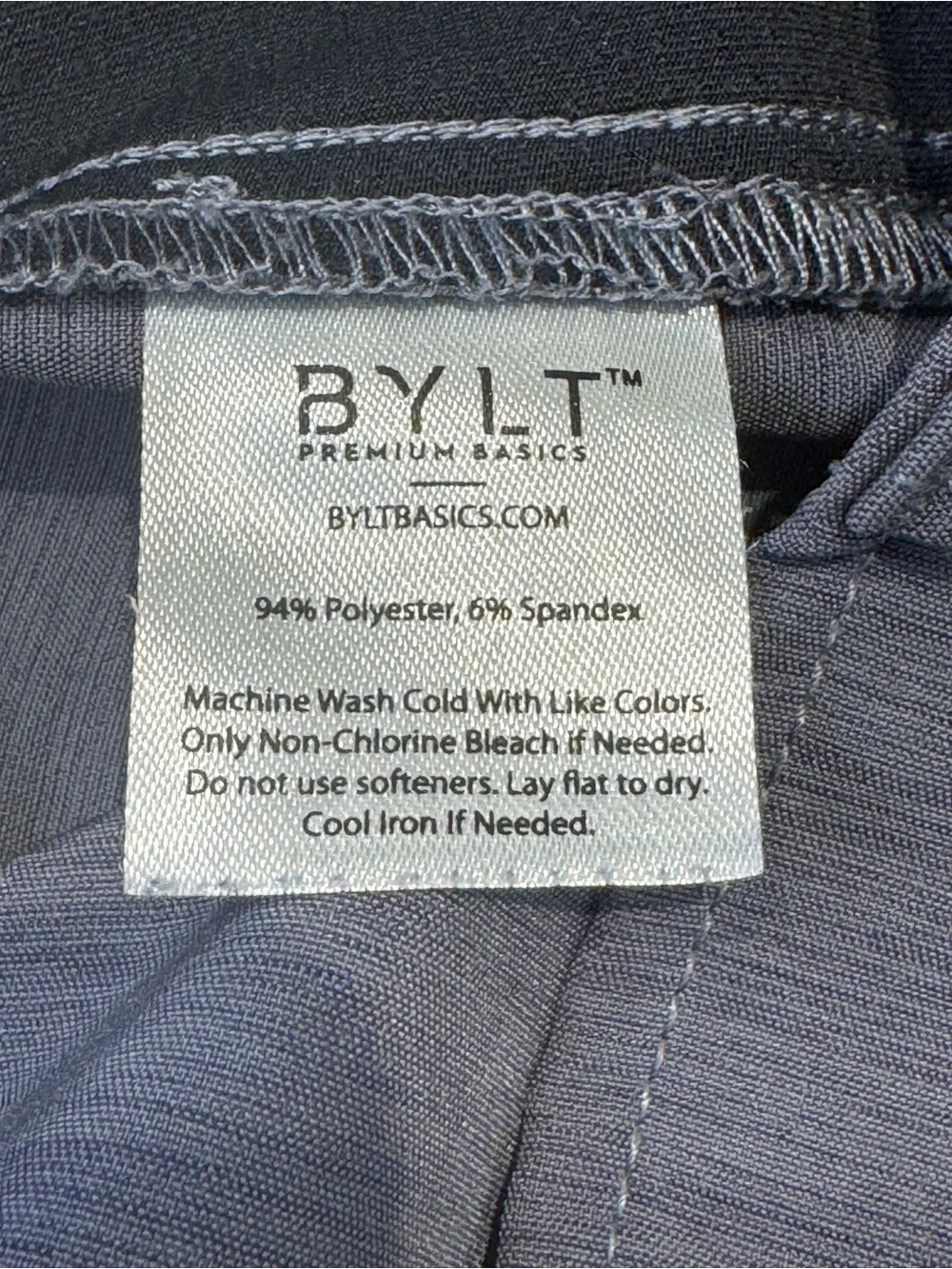 BYLT Premium Basics Men's Large Kinetic Shorts Grey Performance Golf
